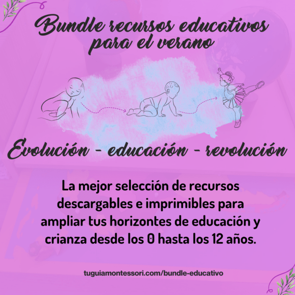 Bundle educativo de verano Tu Guía Montesosri