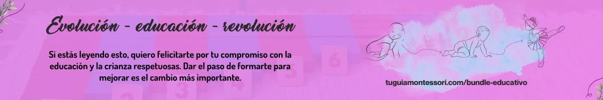 Bundle educativo con imprimibles, guias, clases, talleres... Tu Guía Montessori