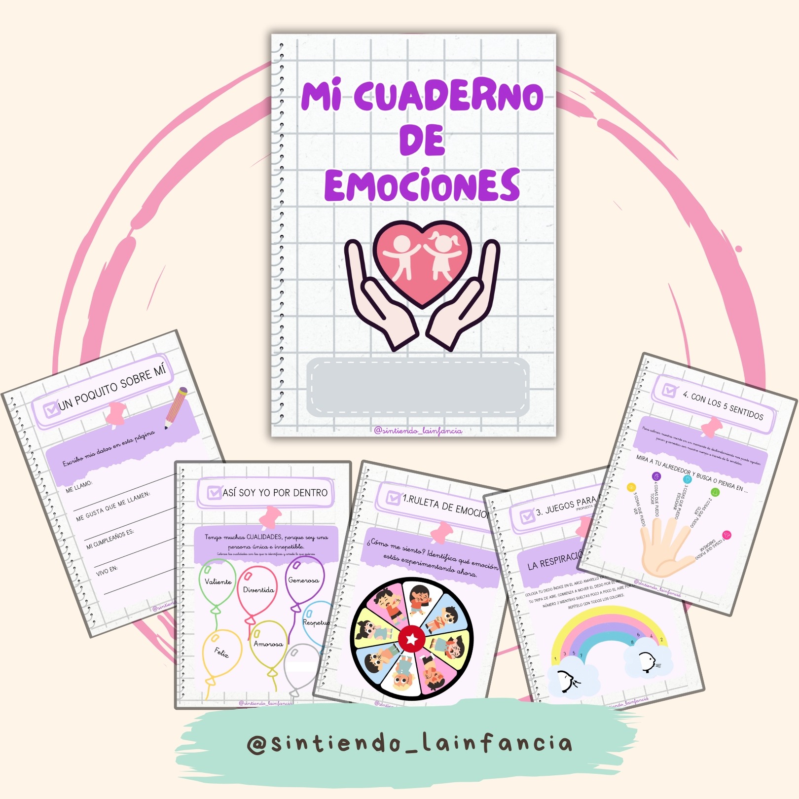 Cuaderno de emociones de sintiendo_lainfancia - Bundle educativo Tu Guía Montessori