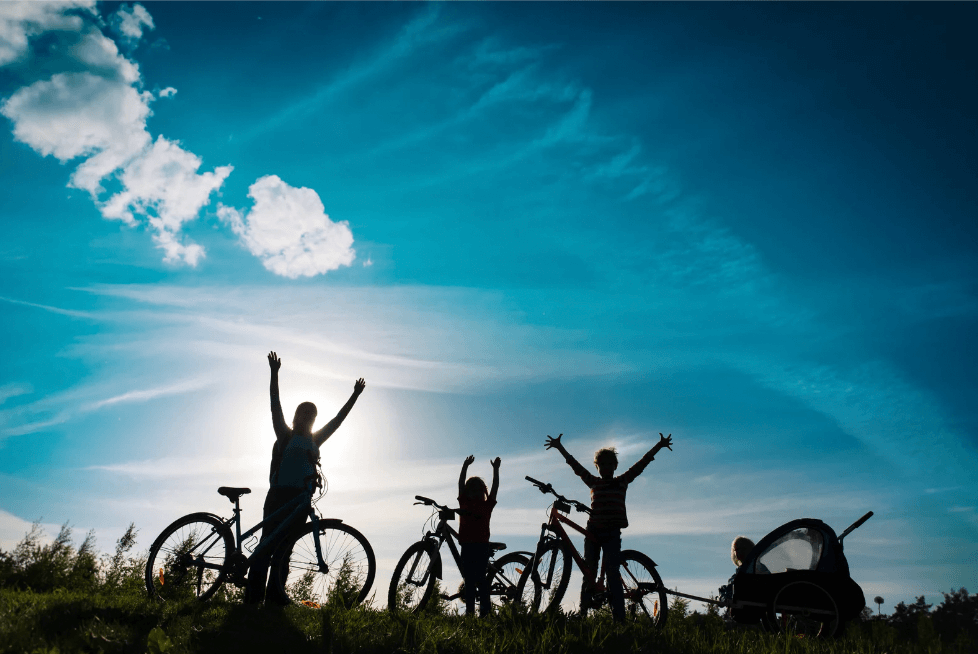 La mejor manera de comenzar a pedalear con niños